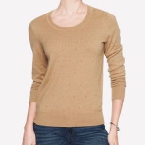 Banana Republic Gold Bead Sweater